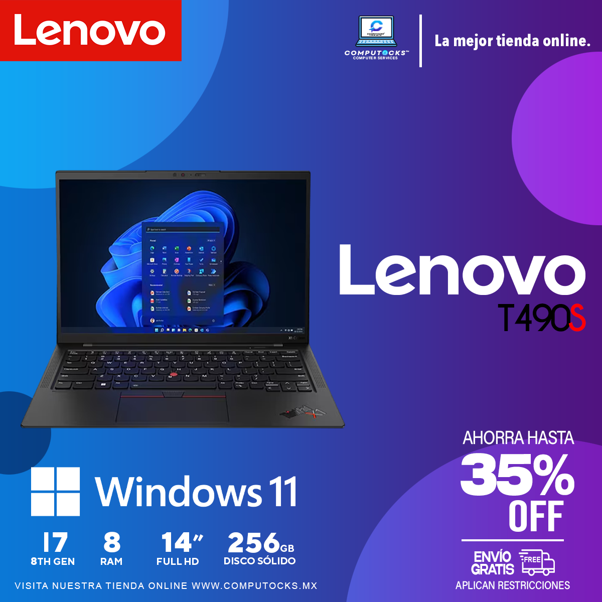 Lenovo T490s (i7)