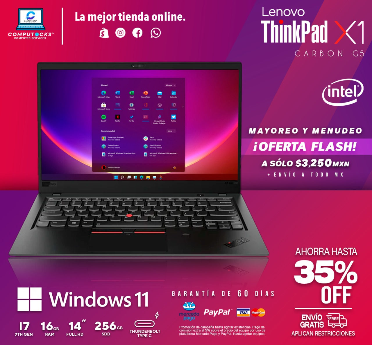 Lenovo X1 Carbón G5