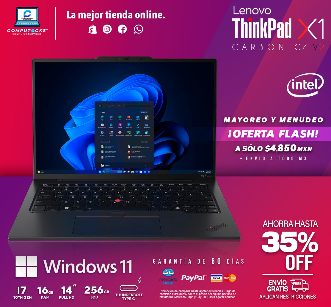 Lenovo X1 Carbón G7 v2