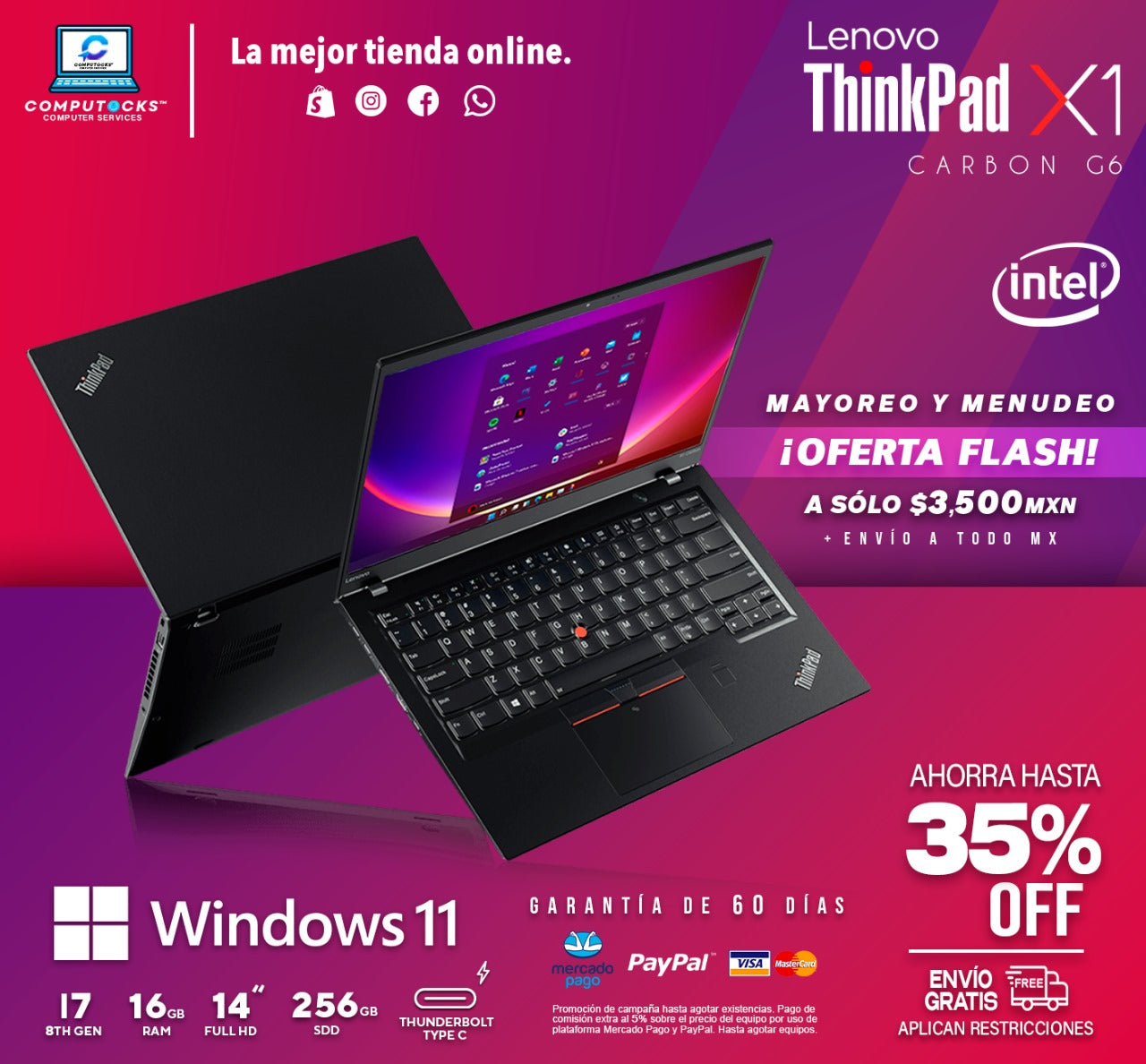 Lenovo X1 Carbón G6